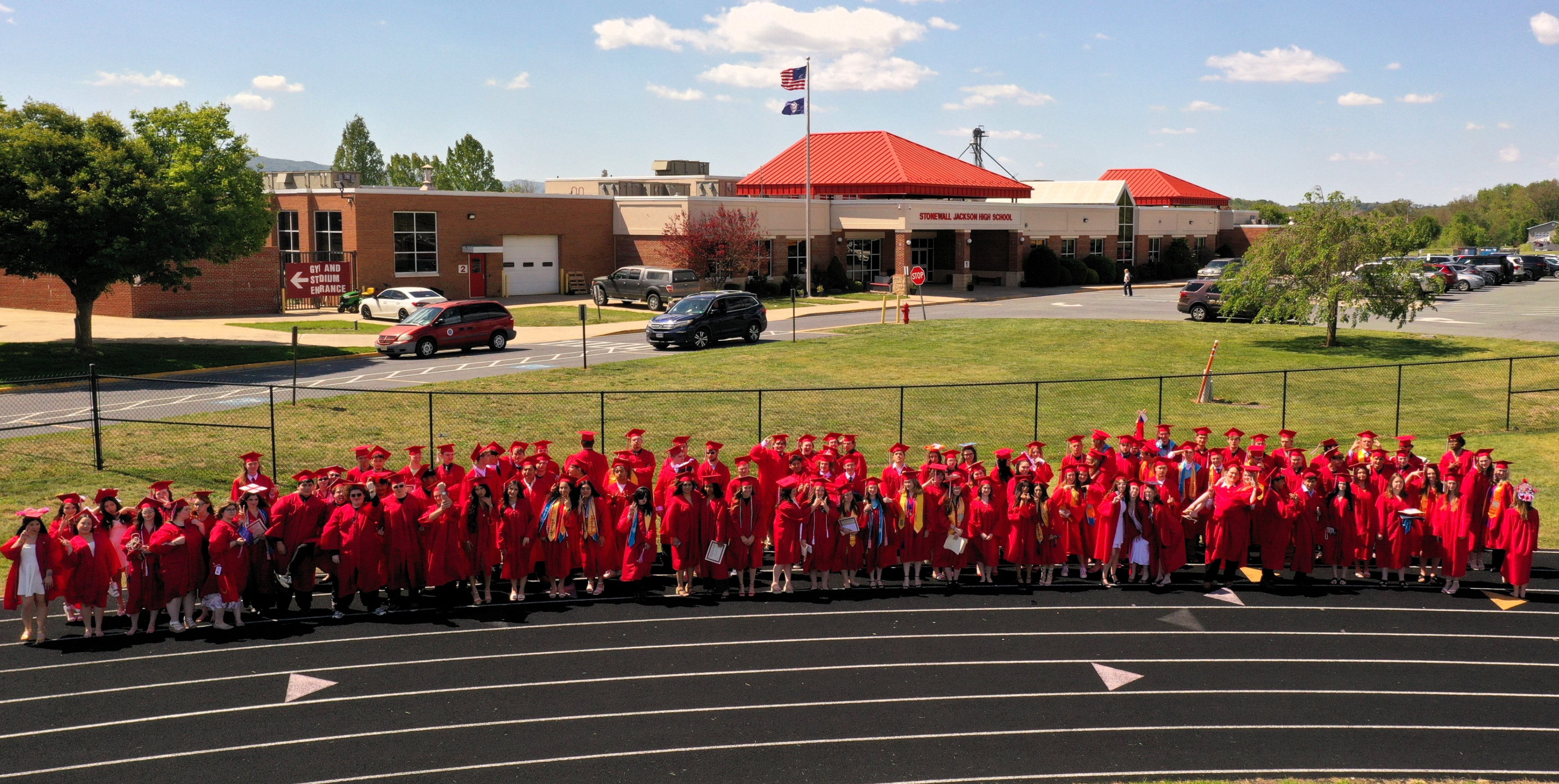Stonewall Class of 2026 Participate in Annual Senior Walk